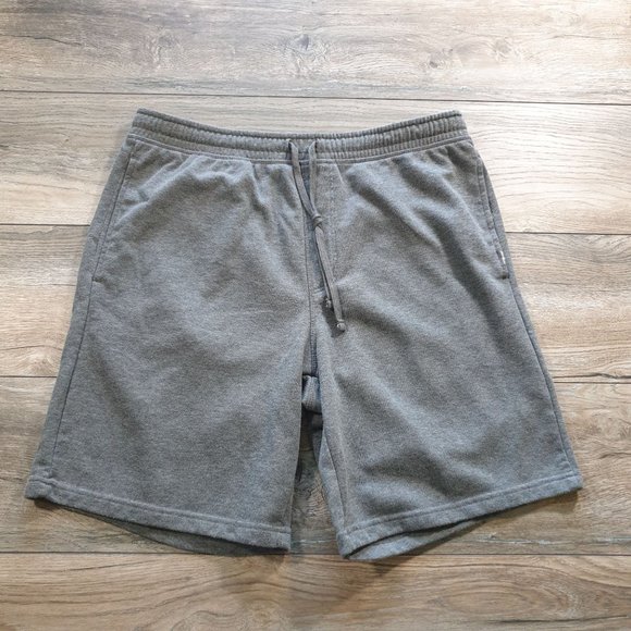 Eddie Bauer Men Gray Lounge Shorts L Casual Wear Work Out Athletic Sport Elastic - Picture 1 of 6
